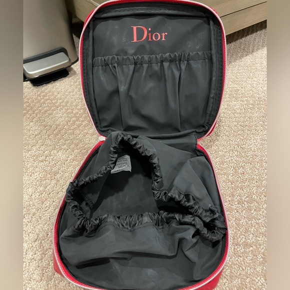 Christian Dior CD Logo Makeup Cosmetic Bag Clutch Pouch. - Picture 3 of 4